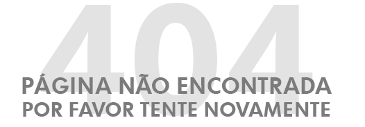 Erro 404, Página não encontrada, tente novamente 