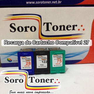 Recarga de Cartucho Compatível 27 